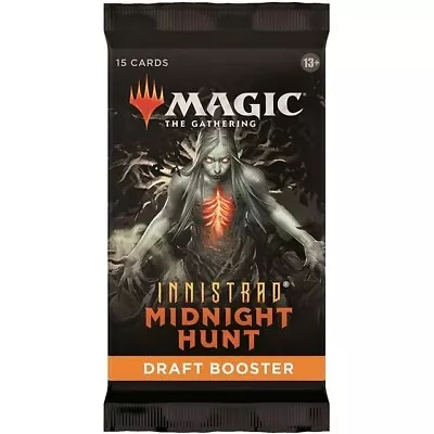 Magic The Gathering: Innistrad: Midnight Hunt - Draft Booster Pack Sealed • $3.59