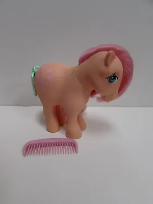 Vintage My Little Pony G1 Peachy With Ribbon And Comb GUC Hasbro 80s • $15.99