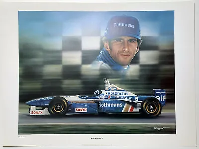 Damon Hill Formula 1 Reproduction Print By Artist Stuart Coffield • £14