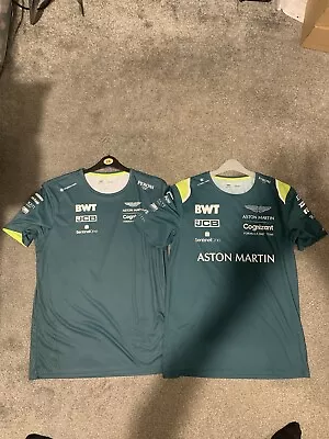 Formula 1 Aston Martin T-shirts Xl Size (authentic F1 Merchandise)￼ • £20