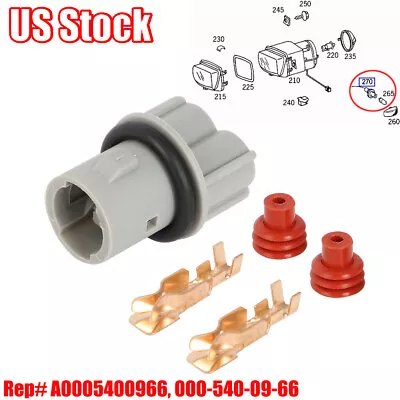 For Mercedes Side Marker Lamp Light Bulb Socket W211 W210 W204 Repair Kit  98-21 • $9.99