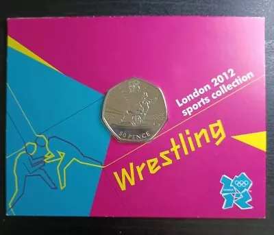 Coins 50p 2011 *Royal Mint* London Rare 2012 Olympic Sports Collection Wrestling • £9.99