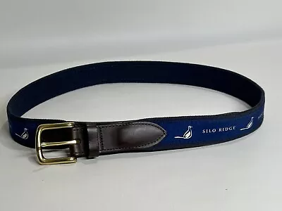 Silo Ridge Golf Club Logo Exclusive Vineyard Vines Golf Belt Size 36 Leather • $19.95