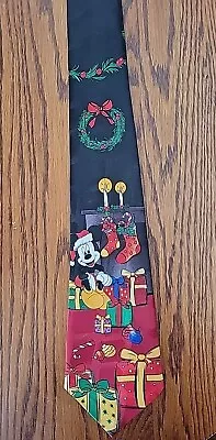 Vintage Mickey Unlimited Disney Mickey Mouse Christmas Holiday Neck Tie. • $3.99