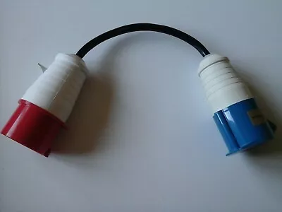 £24.95 • Buy  32AMP 3-PHASE(5-PIN) TO 32AMP 240v SOCKET (32amps Max.) 4mm Cable