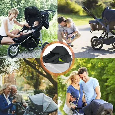 Baby Stroller Pram Buggy Sun Shade Pushchair Canopy Kid Anti-UV Protection Cover • $16.82