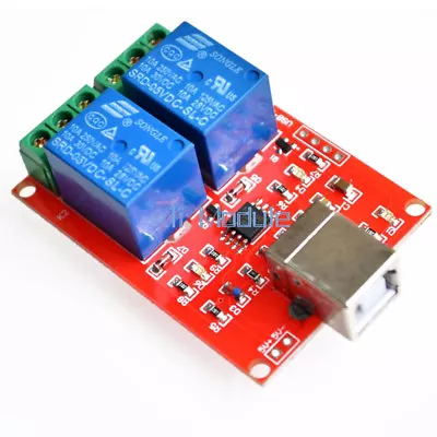 £5.76 • Buy 5V USB Relay 2 Channel Programmable Computer Control For Smart Home New