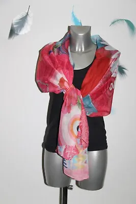 Pretty Maxi Shawl Scarf Desigual 100 X 195 CM Mint • $47.50