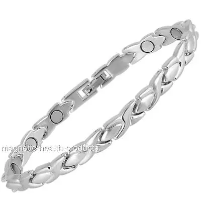 Ladies Magnetic Health Bracelet Carpal Tunnel Bangle Arthritis Pain Relief 95 • £14.99