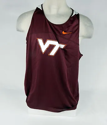 2009 Virginia Tech Hokies Game Issued Maroon Jersey Cross Country Track 2XL 2 • $79.99