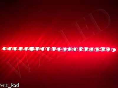 2 X Universal 194 168 921 157 T10 T15 14'' With 5050 SMD 21 Led Strip Red *  • $15