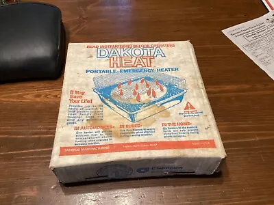 Vintage Dakota Heat Portable Emergency Heater New In Box • $40