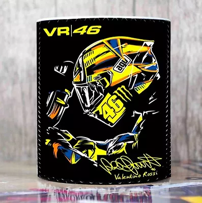 Valentino Rossi VR 46 Signature Motorcycle Racing 11oz Tea Coffee Mug • £9.99