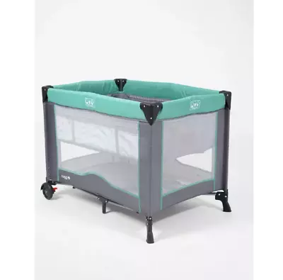 Cuggl Deluxe Travel Cot With Bassinet Portable Foldable #1328 • £41.49