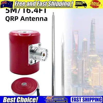 5M/16.4FT QRP Antenna 14M-30MHz HF Telescopic Antenna 300W-600W For USDX Radio • $74.90