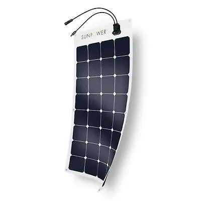 $152.99 • Buy 100W Flexible Authentic SunPower Brand Solar Panel Great For Marine And Camping