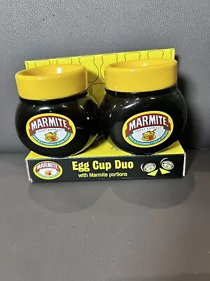 Marmite Egg Cup Duo Set With 2 Marmite Portions • £14.95