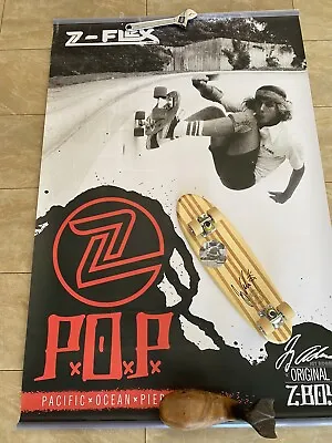 $295 • Buy Jay Adams Z BOY  Z Pop Z-FLEX  OG SHOP POSTER 60”X40” Skateboard Not INCLUDED