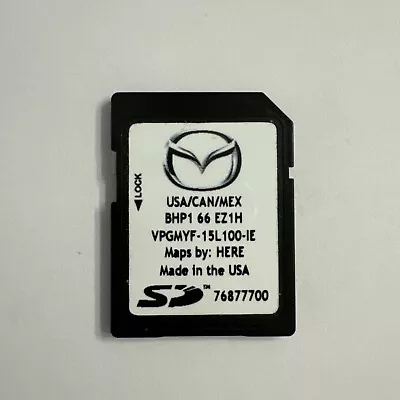 2017-2020 MAZDA CX-3/5/9 Mazda3/6 MX-5 Miata Navigation SD Card BHP1-66-EZ1H • $97