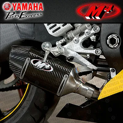 2006 - 2020 Yamaha Yzf R6 Yzfr6 M4 Street Slayer Carbon Slip On Exhaust Muffler • $406