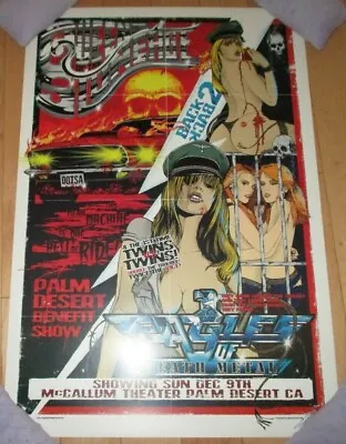 QUEENS OF THE STONE AGE Concert Tour Poster PALM DESERT 12-7-07 2007 Cooper H • $29.99