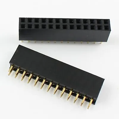 2Pcs 2.54mm Pitch 2x13 Pin 26 Pin Female Double Row Straight Pin Header Strip • $0.72