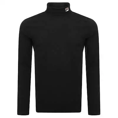 £36.99 • Buy Fila Vintage 19th LM1835AH Retro Roll Polo Neck Jersey Long Sleeve Top