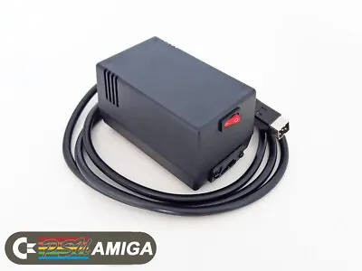 Amiga PSU. Power Supply For Commodore Amiga A500 A600 A1200 BLACK (US Plug) • $56.99