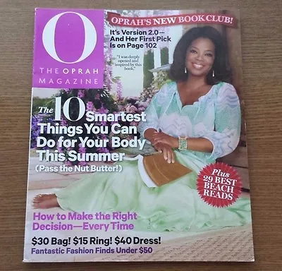 O Oprah Magazine July 2012 Ex Condition 10 Smartest Things You Can Do........... • $12.95