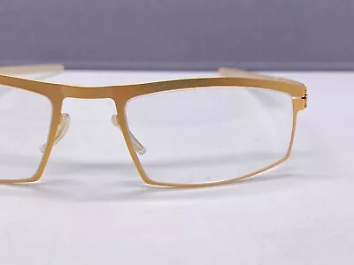 Ic Berlin Eyeglasses Frames Men Gold Rechecking Sold Out Sample Otto • £154.04