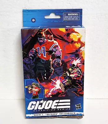 G.I. Joe Classified Series David L. Bazooka Katzenbogen Action Figure Cut In Box • $12.99
