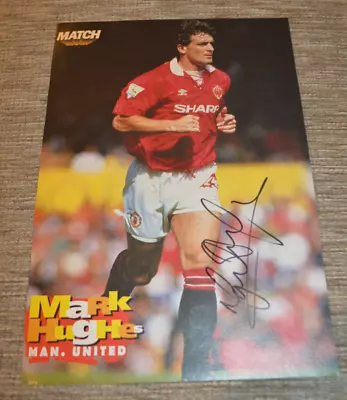 Mark Hughes Signed Magazine Photo Autograph Man Utd Manchester United • £4.99