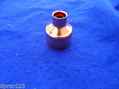 2  X 1  Copper Reducer Coupling *Plumbing* (FITS OVER 2-1/8  X 1-1/8  OD PIPES) • $8.75