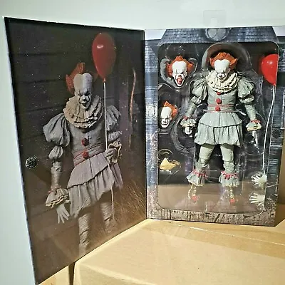 Neca (2017 It The Movie) Ultimate Pennywise 7  Action Figure Clown 2018 Original • £44.90