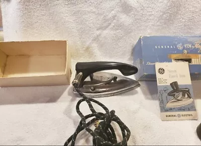 Vintage General Electric Steam Travel Iron In Orig Box 1950's • $15