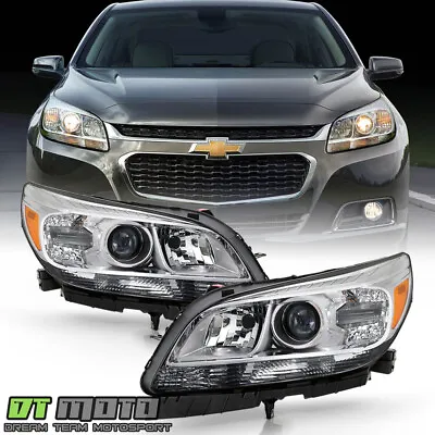 2013 2014 2015 Chevy Malibu Halogen Projector Headlights Headlamps Left+Right • $134.99