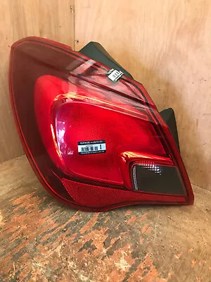 Vauxhall Corsa Tail Back Rear Light Passenger Left Halogen 2014-2019 39012621 • $43.58