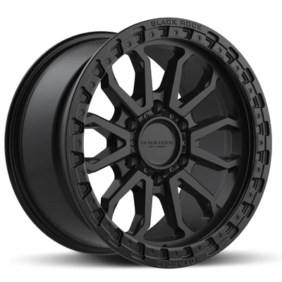 $1689 • Buy 17x9 Wheels For Toyota Hilux / 70 Series / Prado Black Rock Cobra Satin Black