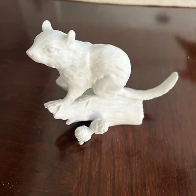 KAISER PORCELAIN BISQUE SQUIRREL FIGURINE - 614 5”  W. Germany Perfect • $37.46