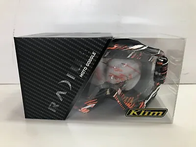 Klim Radius Moto Goggle - Scarred Ash Clear - 3049-000-400-000 • $33.99