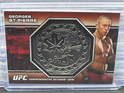 2013 Topps UFC Bloodlines Georges St-Pierre Octagon Coins #50/108 • $1.25