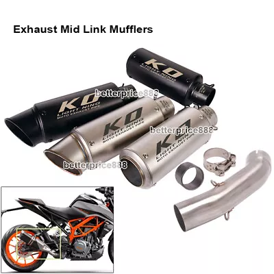 Slip On Exhaust Muffler Pipe With DB Killer Modified For 250 390 Duke 390 ADV • $145.69