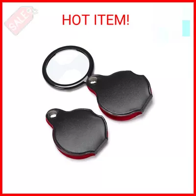 10X Small Magnifying Glass TEOYALL 2 PCS Mini Pocket Magnifier Folding Magnify  • $7.63