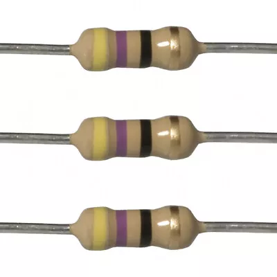 E-Projects 47 Ohm Resistors 1/2 W 5% (Pack Of 100) ~ Free Shipping • $7.96