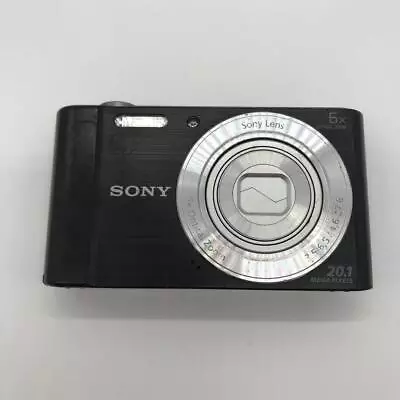 Sony Digital Camera Cyber-shot W810 Optical 6x Black Compact Tested Working • $111.69