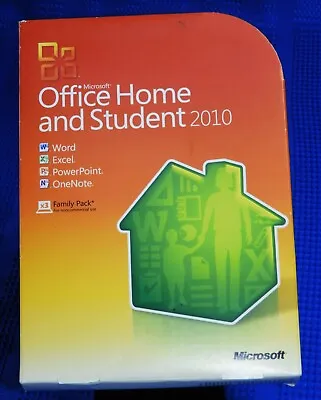 Microsoft Office Home And Student 2010  Family Pack ~ 3 Computer License • $75