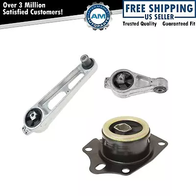 $64.03 • Buy Engine Mount Kit Set Of 3 For Dodge Neon Chrysler PT Cruiser New