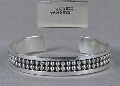 Vintage Sterling Silver Mexican BRACELET 28 Grams • $55