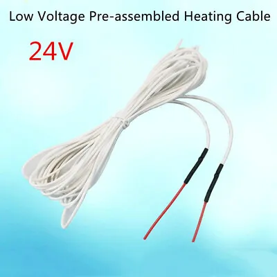 24V Silicone Rubber Warm Wire Heating Cable Electric Blanket Heat Low Voltage • $7.98