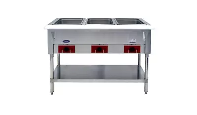 Atosa CSTEA-3C 44  Stainless Steel 3 Open Well Electric Steam Table • $1274